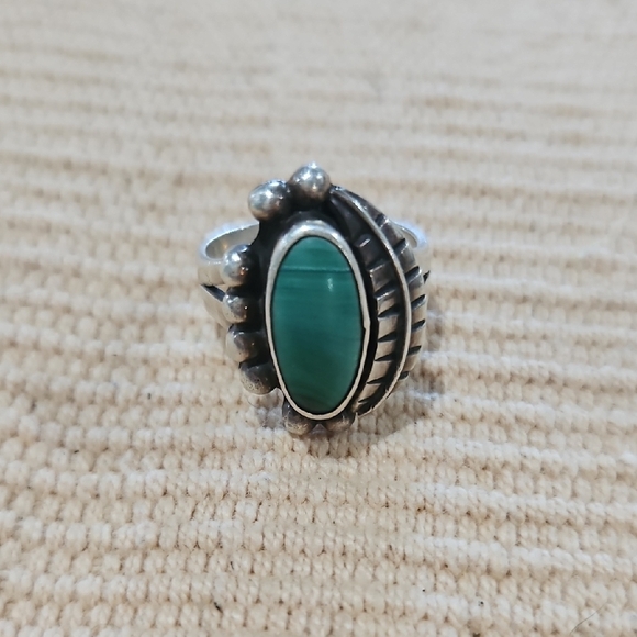 sterling silver and turquoise ring 925 - Picture 1 of 5